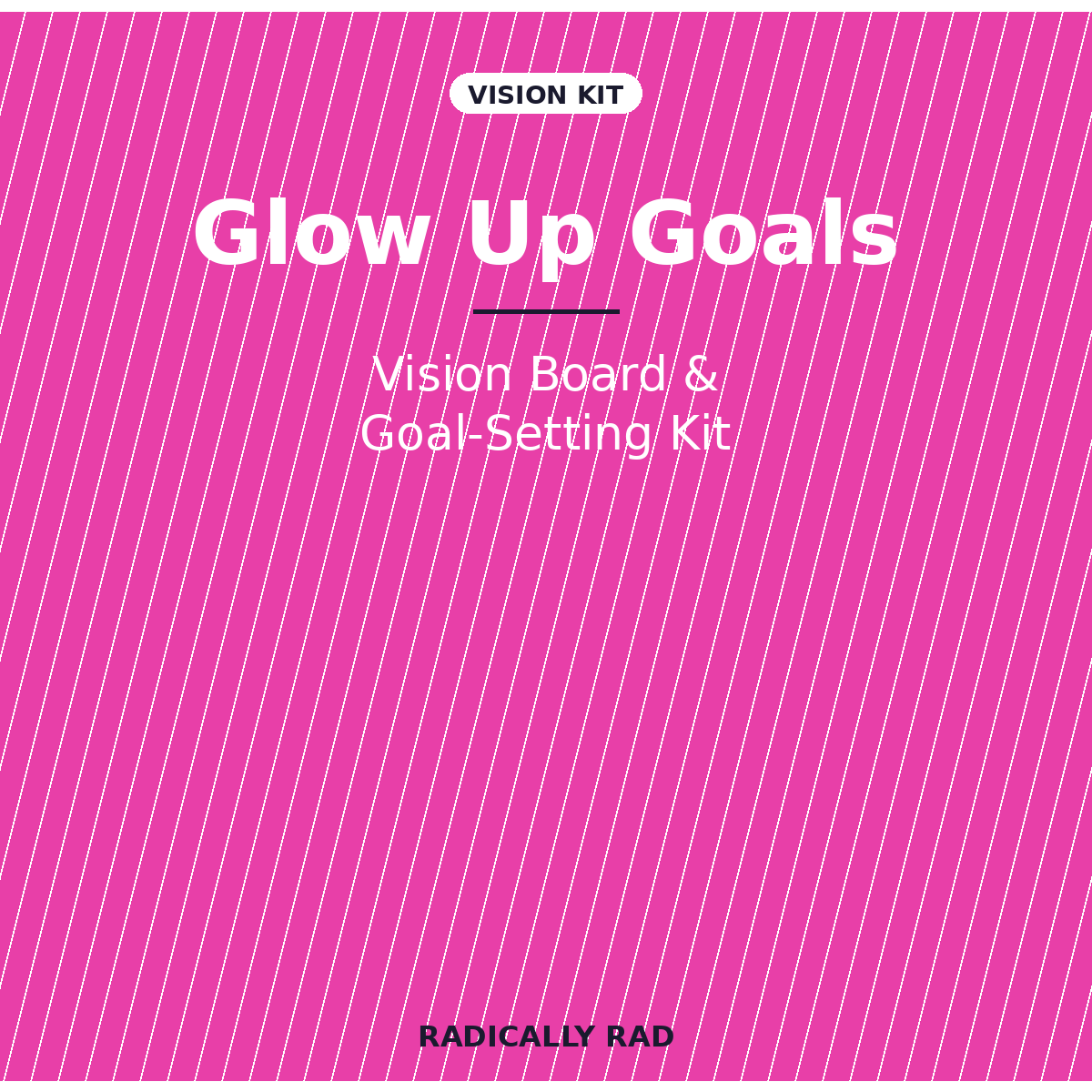 Glow Up Goals — Vision Board & Goal-Setting Kit